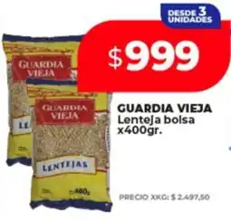Supermayorista Vital GUARDIA VIEJA lenteja bolsa oferta