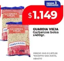 Supermayorista Vital GUARDIA VIEJA Garbanzos bolsa oferta