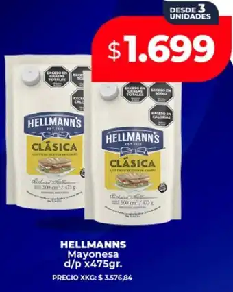 Supermayorista Vital Hellmann's mayonesa oferta