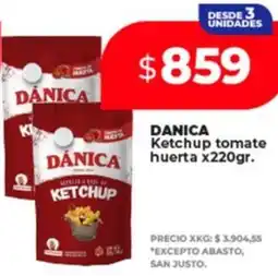 Supermayorista Vital DÁNICA ketchup tomate huerta oferta