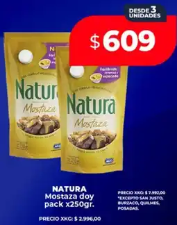 Supermayorista Vital Natura mostaza doy pack oferta