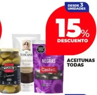 Supermayorista Vital Aceitunas todas oferta