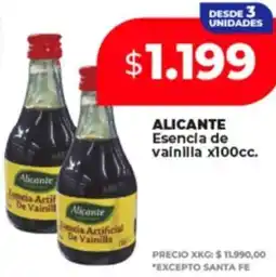 Supermayorista Vital Alicante esencia de vainilla oferta
