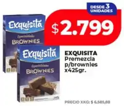 Supermayorista Vital Exquisita premezcla p/brownles oferta