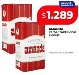 Supermayorista Vital Amanda yerba tradicional oferta