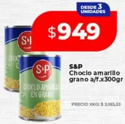 Supermayorista Vital S&P Choclo amarillo grano a/f. oferta