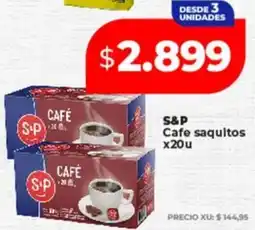 Supermayorista Vital S&P Cafe saquitos oferta