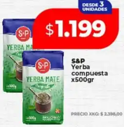 Supermayorista Vital S&P yerba compuesta oferta