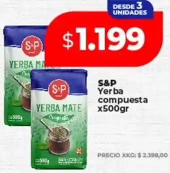 Supermayorista Vital S&P yerba compuesta oferta