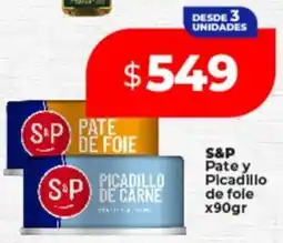 Supermayorista Vital S&P pate y picadillo de fole oferta