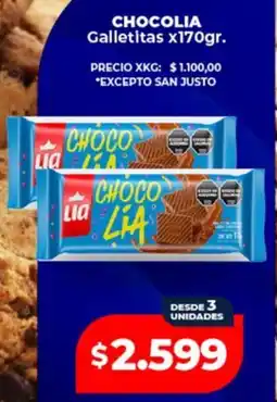 Supermayorista Vital Chocolia galletitas oferta