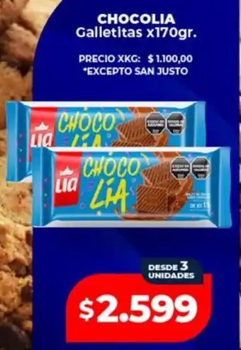 Supermayorista Vital Chocolia galletitas oferta
