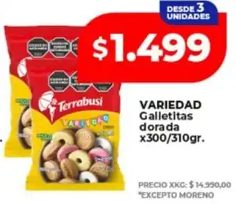 Supermayorista Vital Terrabusi variedad galletitas dorada oferta