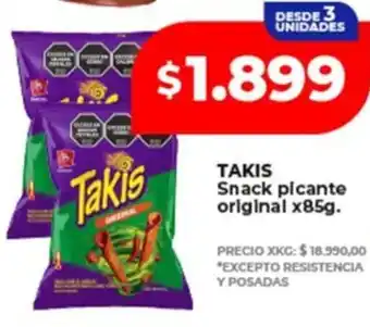 Supermayorista Vital Takis snack picante original oferta