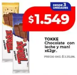 Supermayorista Vital Tokke chocolate con leche y manl oferta