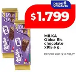 Supermayorista Vital Milka oblea bis chocolate oferta