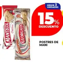 Supermayorista Vital Postres de mani oferta