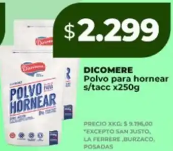Supermayorista Vital Dicomere polvo para hornear s/tacc oferta