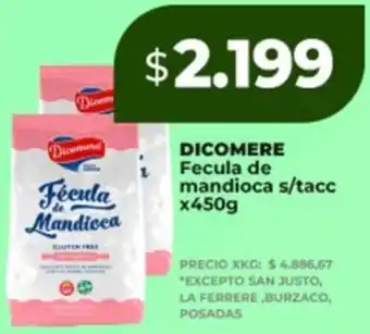 Supermayorista Vital Dicomere fecula de mandioca s/tacc oferta