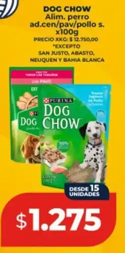 Supermayorista Vital PURINA dog chow alim. perro ad.cen/pav/pollo s oferta