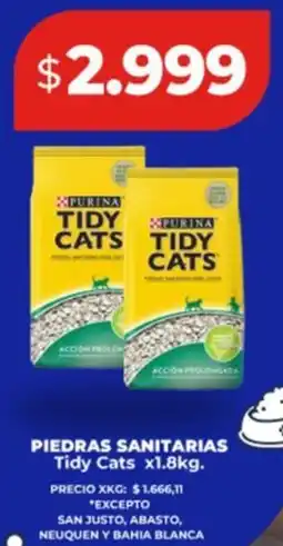 Supermayorista Vital Piedras sanitarias tidy cats oferta