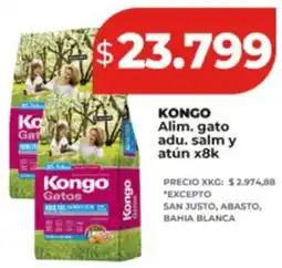 Supermayorista Vital Kongo alim. gato adu. salm y atún oferta