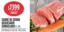 Supermercados Vea Carré de cerdo desuesado congelado oferta