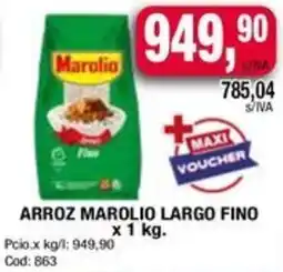 Maxiconsumo Arroz marolio largo fino oferta