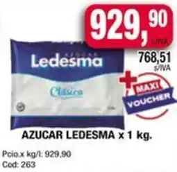 Maxiconsumo Ledesma azucar oferta