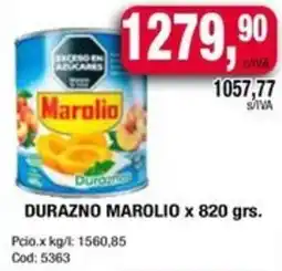 Maxiconsumo Marolio durazno oferta