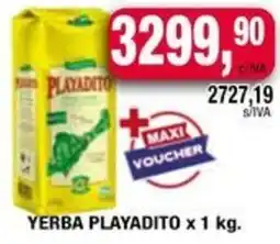 Maxiconsumo Playadito yerba oferta
