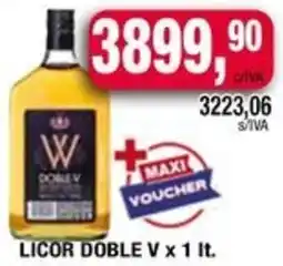 Maxiconsumo Licor doble V oferta