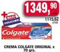 Maxiconsumo Colgate crema original oferta