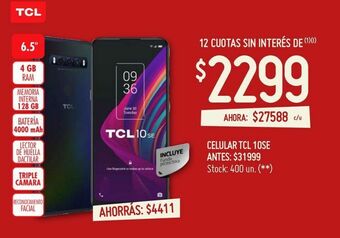 Changomas Celular tcl 10se oferta