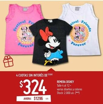 Changomas Remera disney oferta