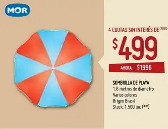 Changomas Sombrilla de playa oferta