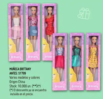 Walmart Muñeca brittany oferta