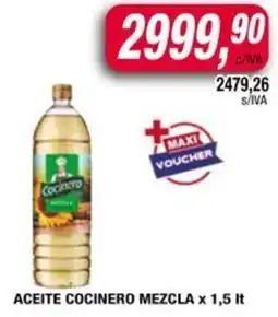 Maxiconsumo Cocinero aceite mezcla oferta