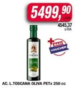 Maxiconsumo Ac. l.toscana oliva pet oferta