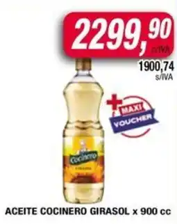 Maxiconsumo Cocinero aceite girasol oferta