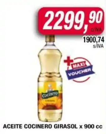 Maxiconsumo Cocinero aceite girasol oferta