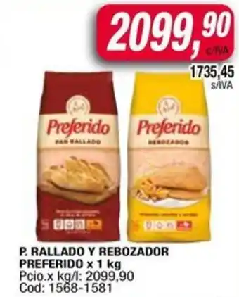 Maxiconsumo P. rallado y rebozador preferido oferta