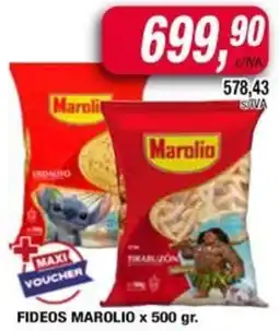 Maxiconsumo Marolio fideos oferta
