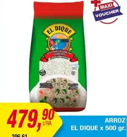 Maxiconsumo El Dique arroz oferta