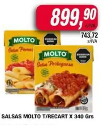 Maxiconsumo Molto salsas t/recart oferta