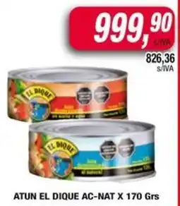 Maxiconsumo EL DIQUE Atun ac-nat oferta