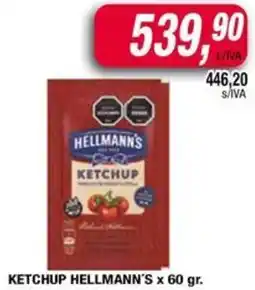 Maxiconsumo Hellmann's ketchup oferta