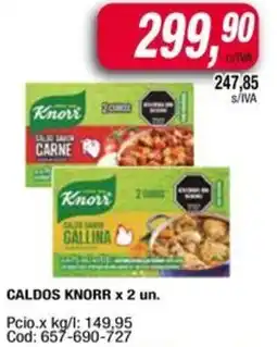 Maxiconsumo Knorr caldos oferta