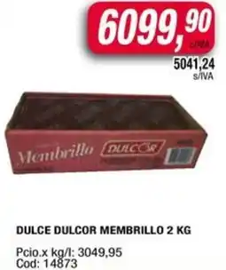 Maxiconsumo Dulcor membrillo dulce oferta