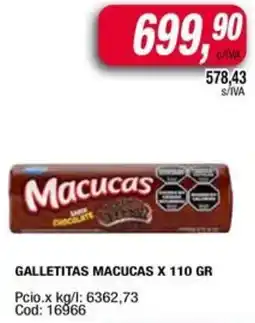 Maxiconsumo Macucas galletitas oferta